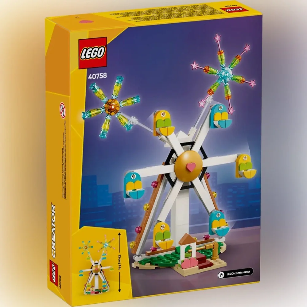 LEGO Creator Celebration Ferris Wheel with Fireworks Building Set (40758) 230Pcs